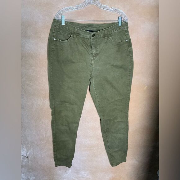 Lane Bryant Denim - Lane Bryant Olive Skinny Jeans size 18